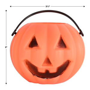 Miniature Plastic Halloween Pumpkin Decoration