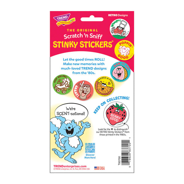 Retro Scratch 'n Sniff Stinky Stickers - Bewitching Licorice Stick