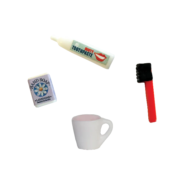 Mouse Mansion Mini Matchbox - Toothbrush Set