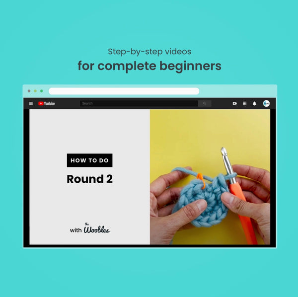 The Woobles Miffy Beginner Crochet Kit