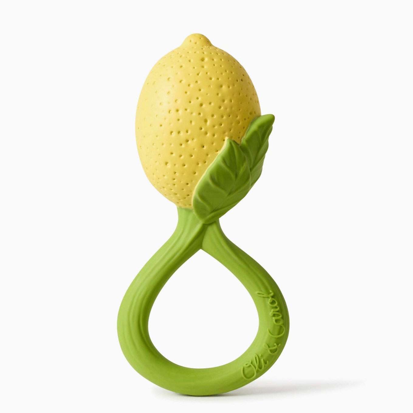 Oli & Carol Lemon Rattle Toy