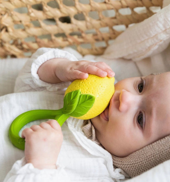 Oli & Carol Lemon Rattle Toy