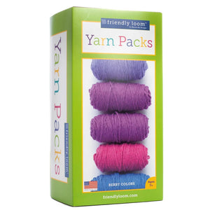 Berry Yarn Pack for Friendly Loom PegLoom