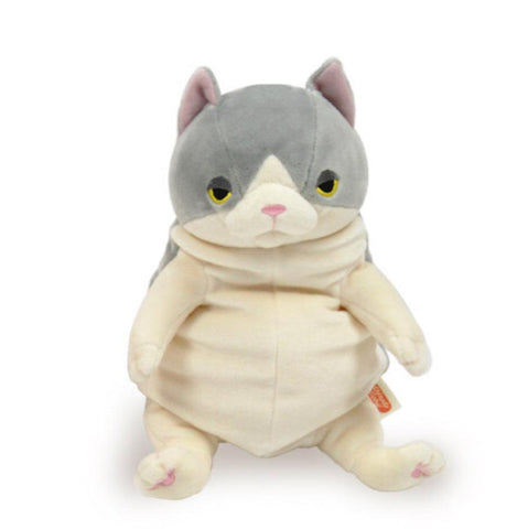 Mochi Neko Medium Gray Cat Japanese Plush