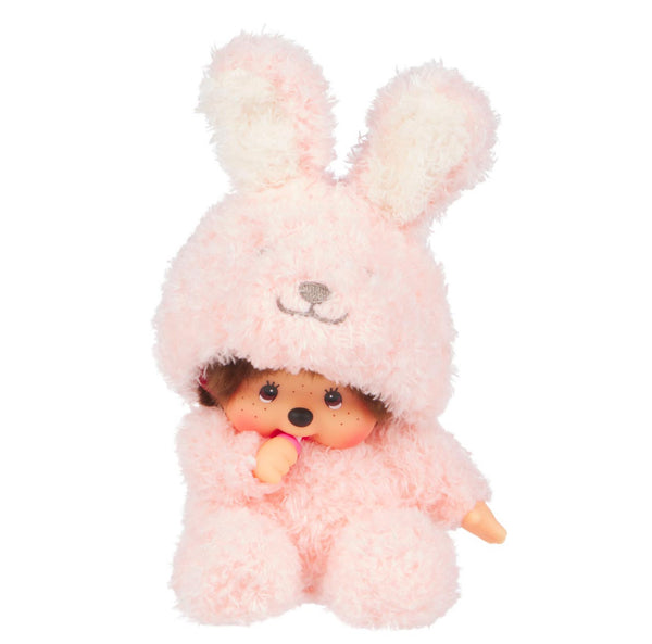 Monchhichi Sitting Fluffy Bunny