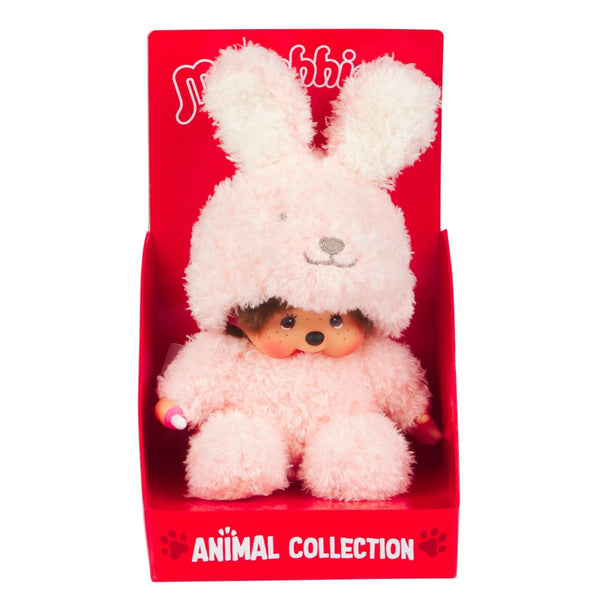 Monchhichi Sitting Fluffy Bunny