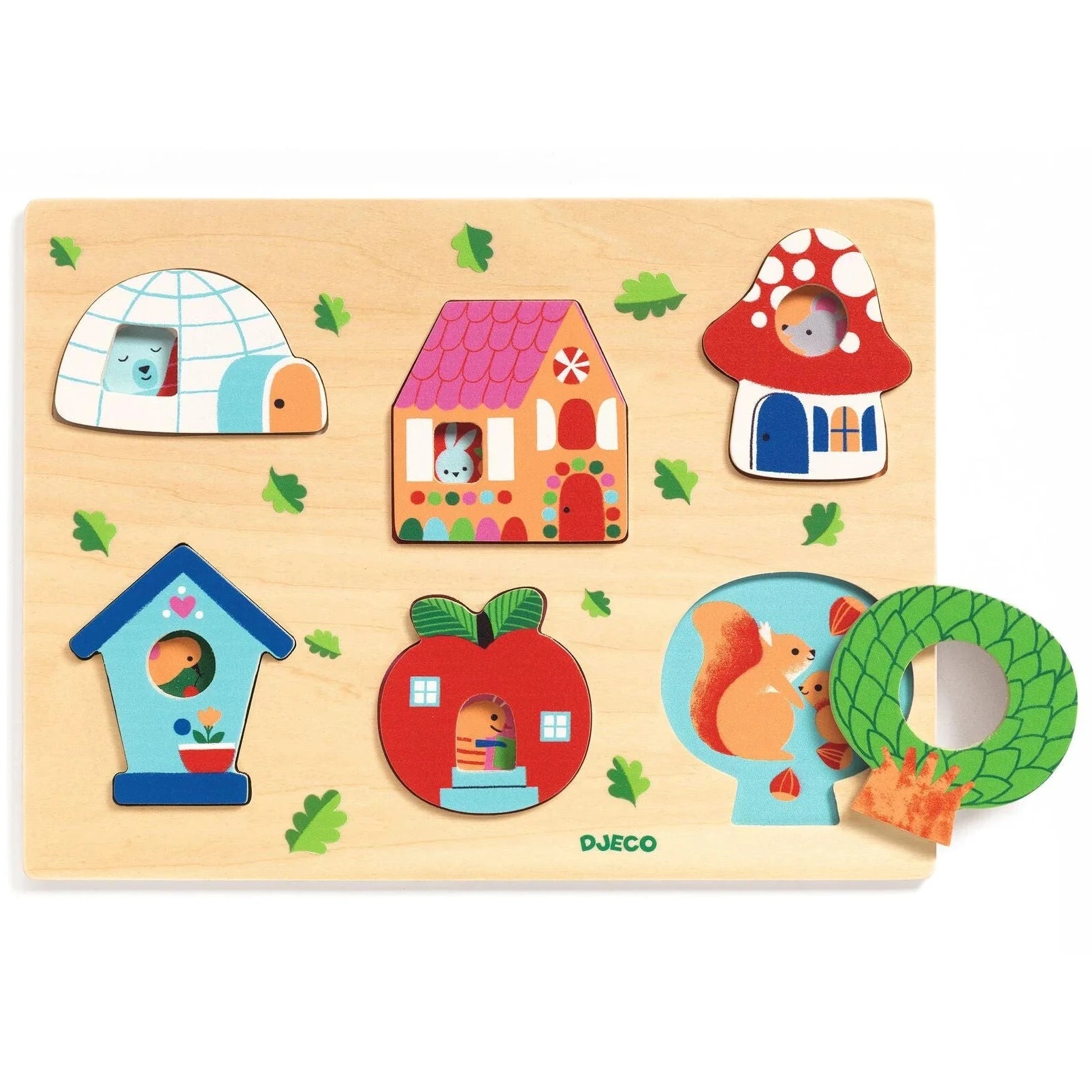 Coucou House Wooden Puzzle by Djeco