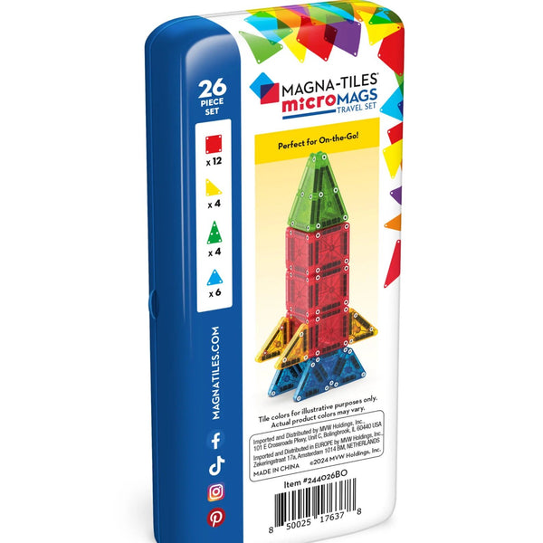 microMAGS Travel Set from Magna-Tiles