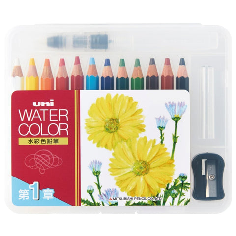 Mitsubishi Compact Watercolor Pencil Set