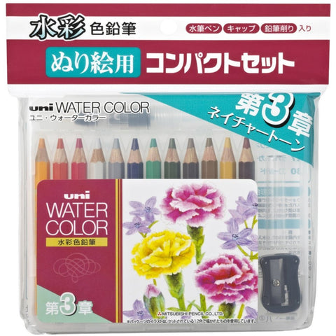 Mitsubishi Compact Watercolor Pencil Set