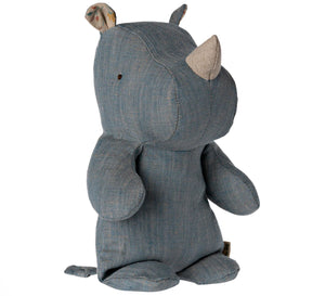 Maileg Small Rhino in Blue / Sand