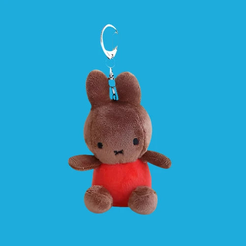 Plush Melanie Keychain (red-orange)