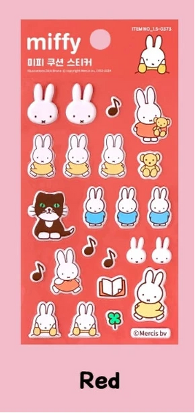 Miffy Puffy Sticker Sheets