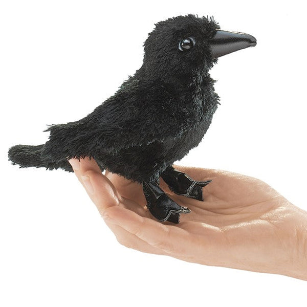 Mini Raven Finger Puppet