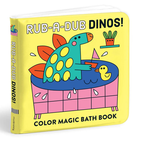 Rub-A-Dub Dinos Color Magic Bath Book