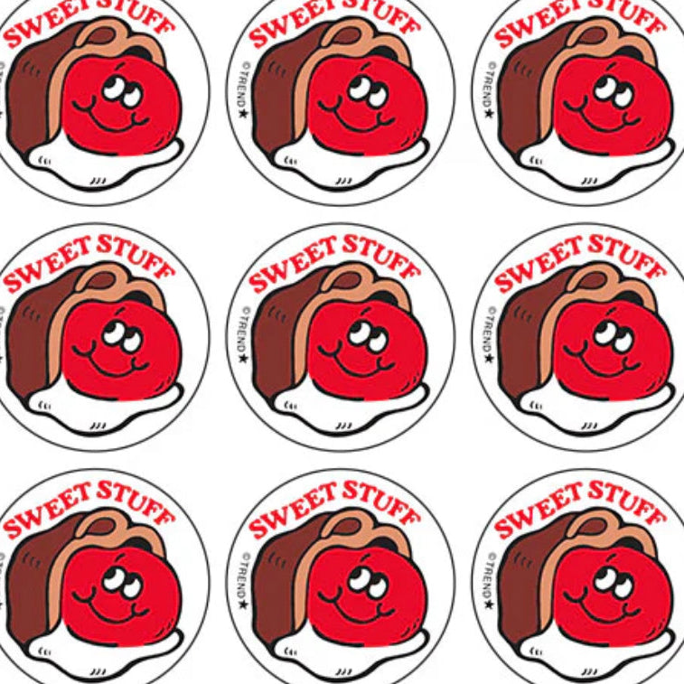 Retro Scratch 'n Sniff Stinky Stickers - Chocolate Cherry