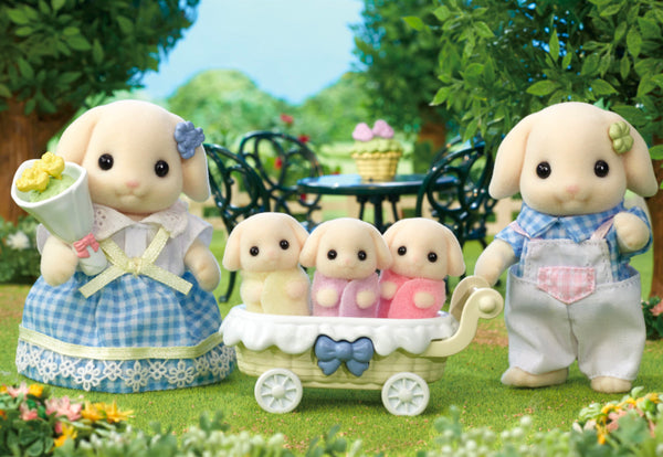 Calico Critters Flora Rabbit Family