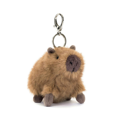 Clyde Capybara Bag Charm by Jellycat