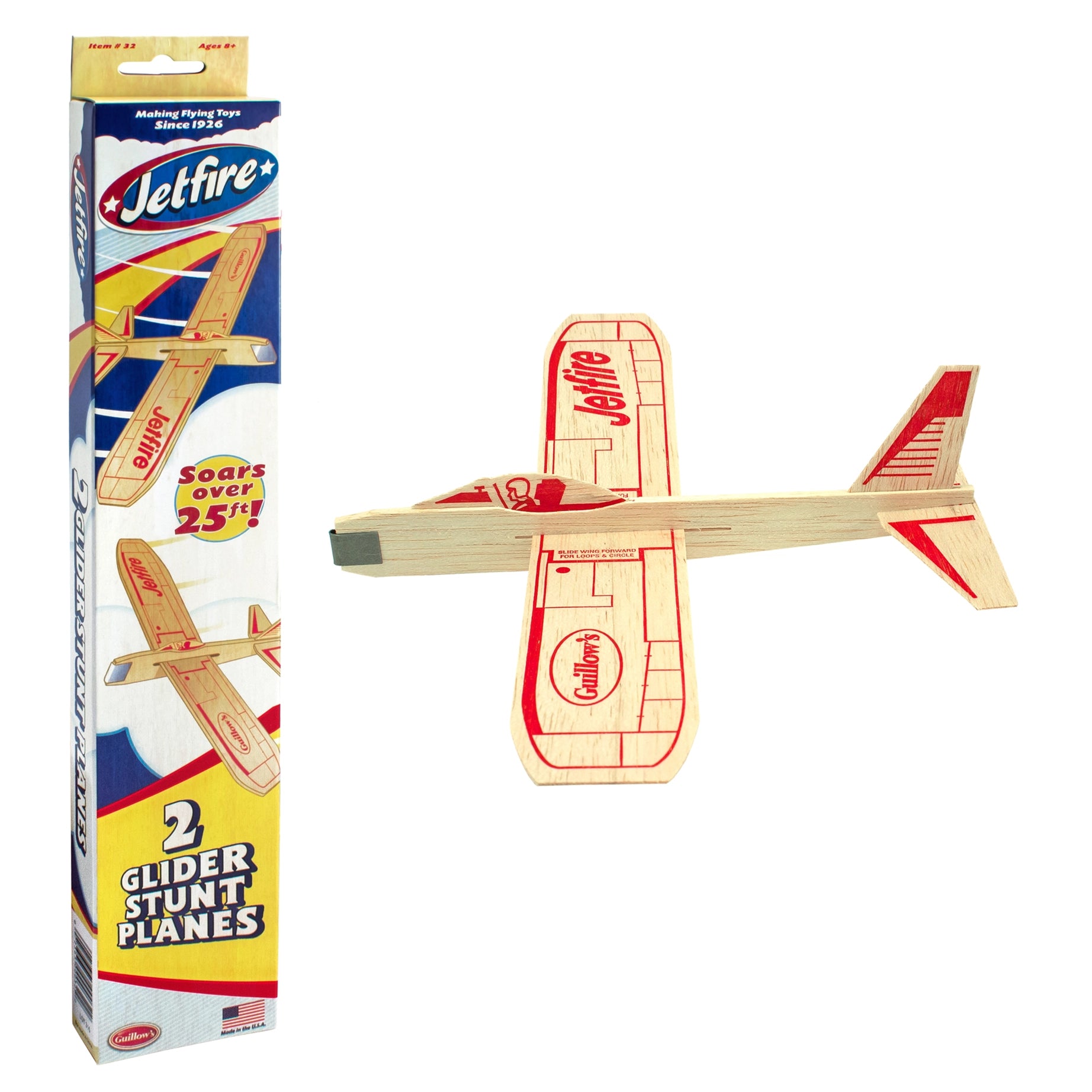 Guilow's Jetfire Glider Twin Pack