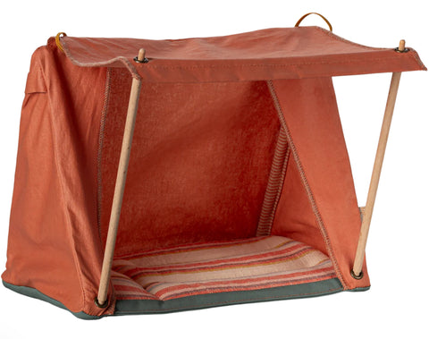 Maileg Happy Camper Orange Mouse Tent