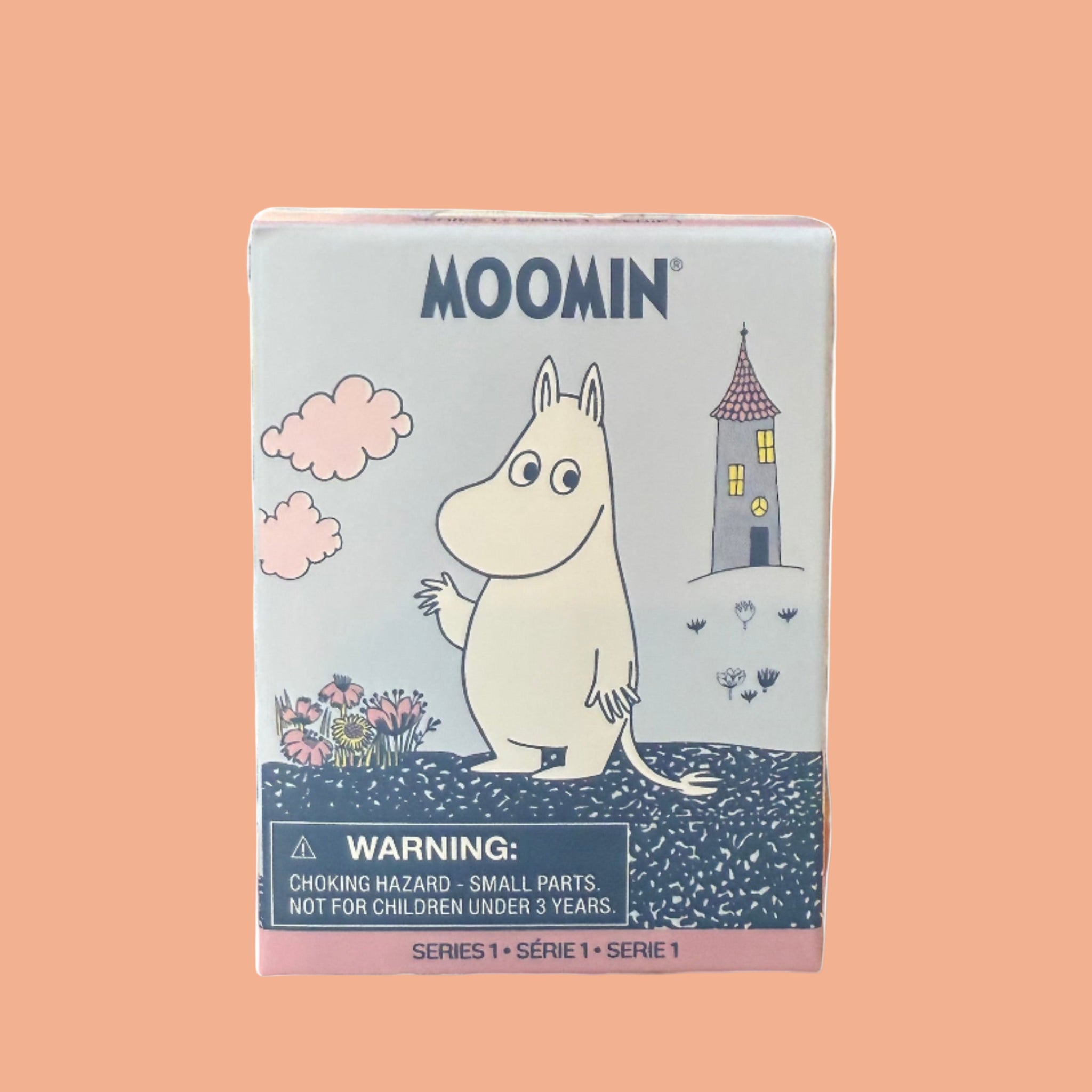 Blind Box Moomin and Friends Flocked Keychain