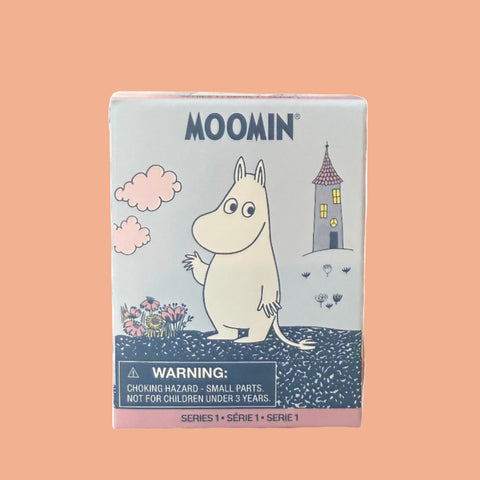 Blind Box Moomin and Friends Flocked Keychain