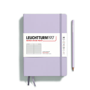 Leuchtturm 1917 Hard Covered Ruled A5 Notebooks - (in 4 color options)