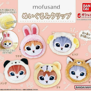 Mofusand Cat Plush Clips Gashapon