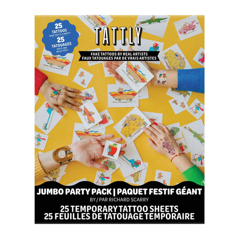 Richard Scarry Tattoos Jumbo Party Pack