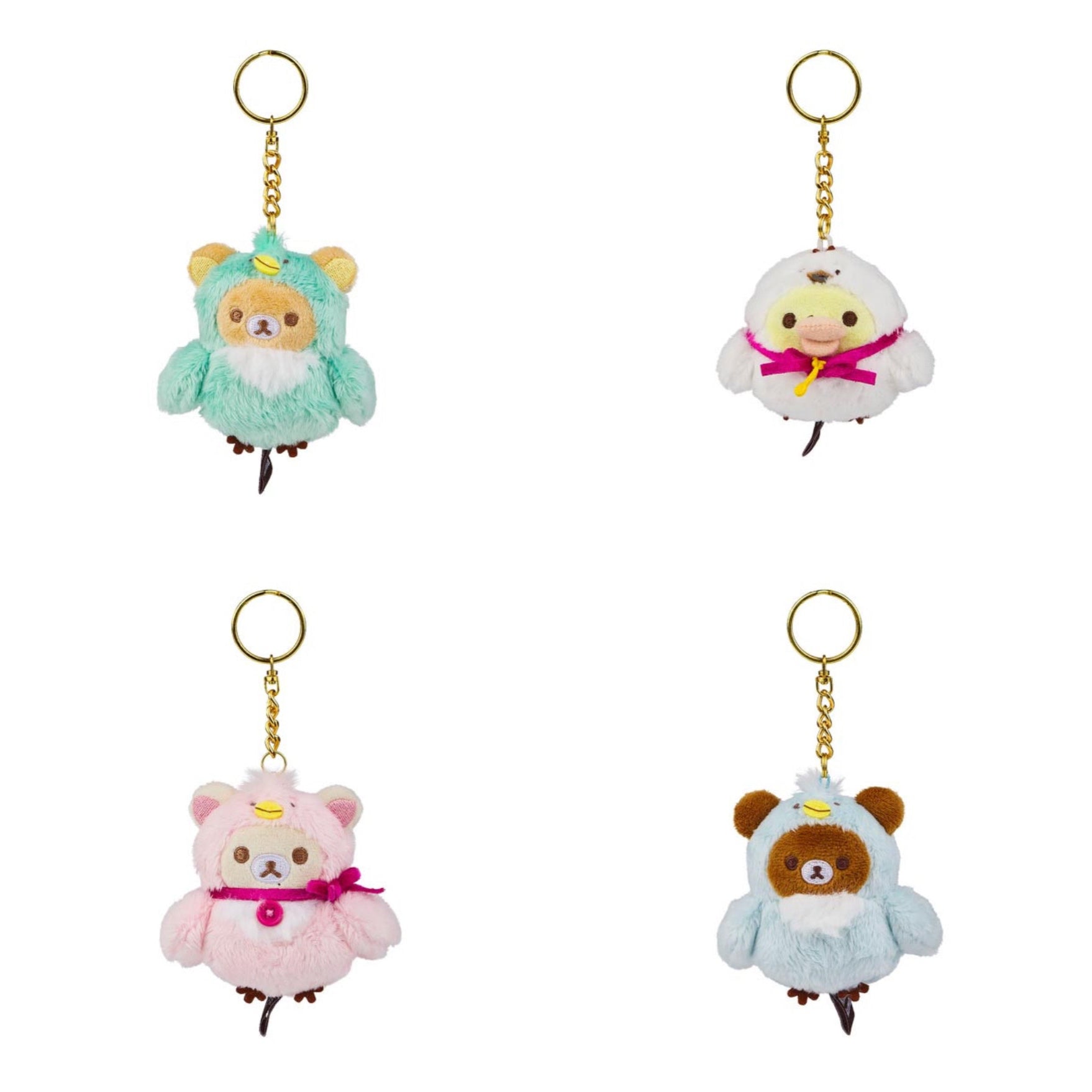 Rilakkuma x San-x Original Swan Plush Blind Box Keychain