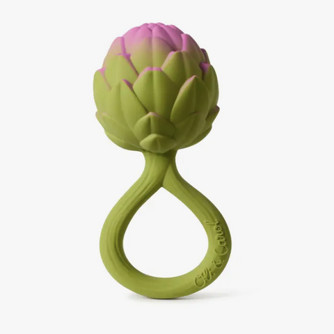 Oli & Carol Artichoke Rattle Toy