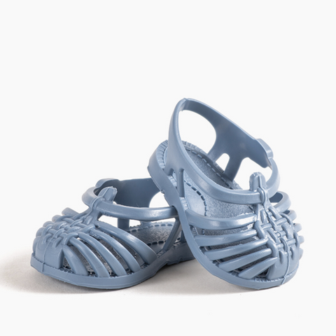 Sandals For Minikane Dolls - Denim Blue