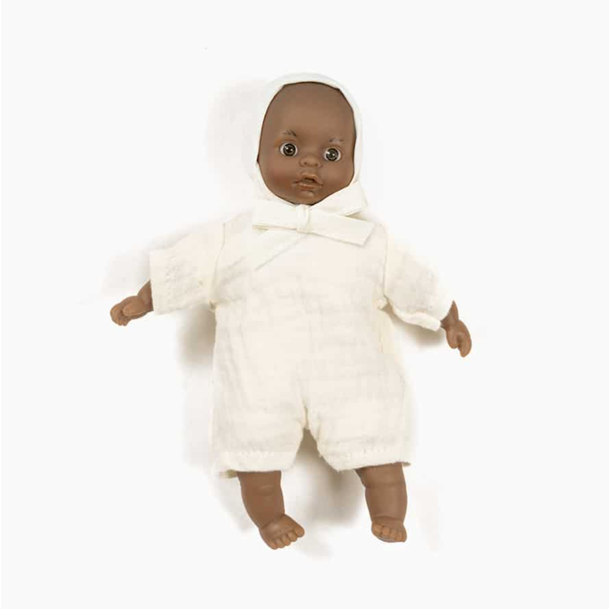 "Mini's" soft-bodied doll by Minikane: Pio with Dark Eyes