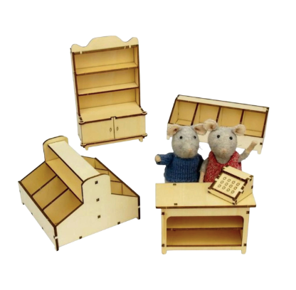 Mouse Mansion Shop Furniture Kit