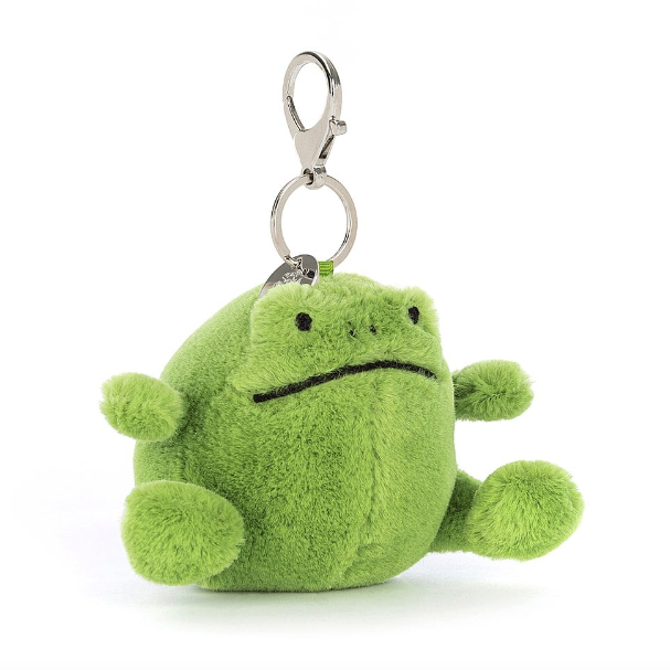 Ricky Rain Frog Bag Charm by Jellycat