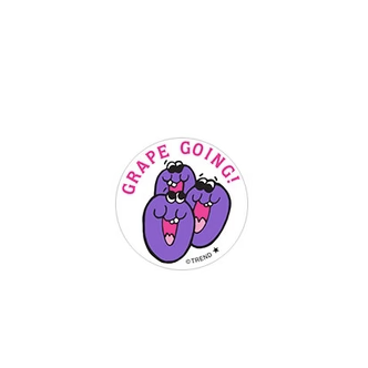 Retro Scratch 'n Sniff Stinky Stickers - Grape Going!