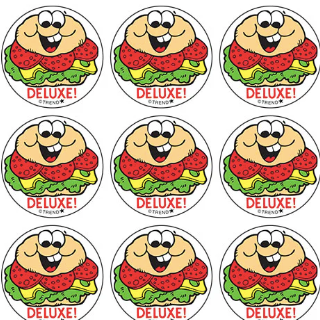 Retro Scratch 'n Sniff Stinky Stickers - Deluxe Salami