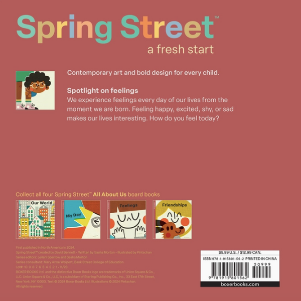 Spring Street All About Us: Feelings By Boxer Books