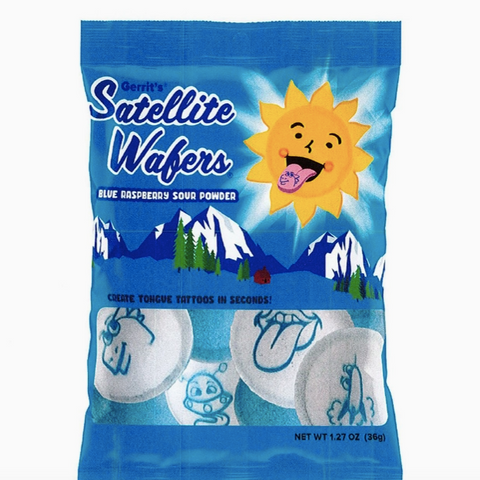 Satellite Wafers Blue Raspberry Sour Powder