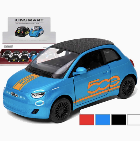 5" Fiat 500E Die-Cast Car (Livery Edition in 4 colors)