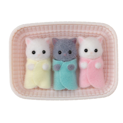 Calico Critters Persian Cat Triplets