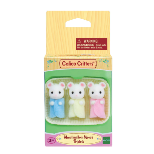 Calico Critters Marshmallow Mouse Triplets