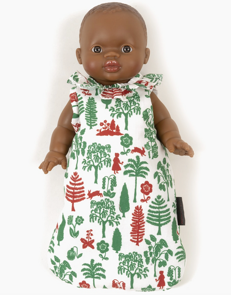 Minikane Sleeping Bag In “Natalie Lete Fairytale" print