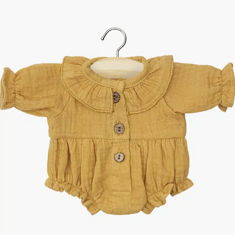 Minikane Léonore Romper in CamelCotton Gauze