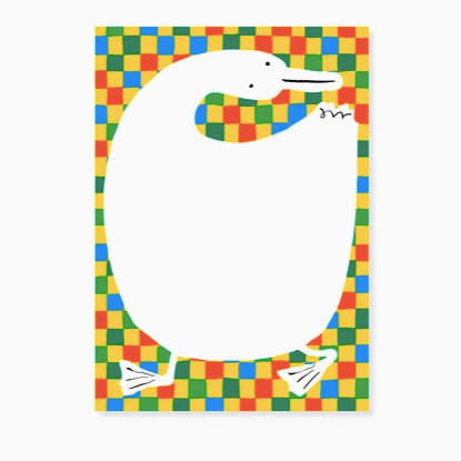 Duck Quilt Notepad