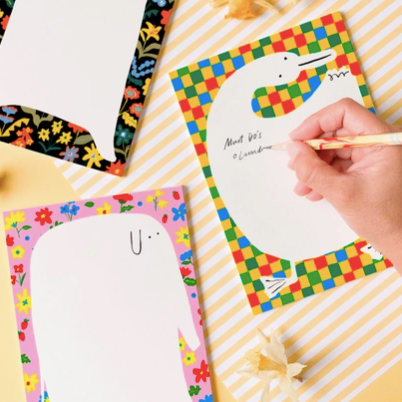 Duck Quilt Notepad