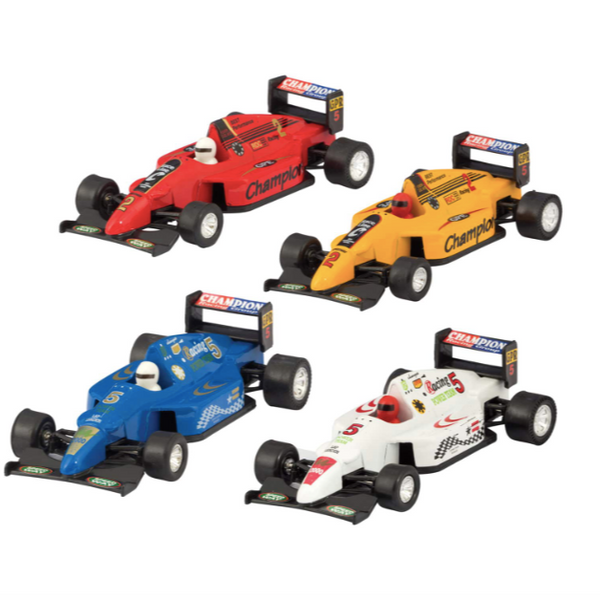 Diecast Formula One Race Cars (four colors)