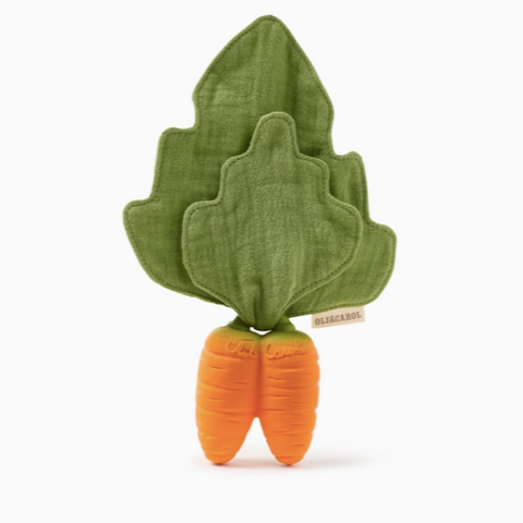 Oli & Carol Cathy the Carrot Mini Doudou Teether