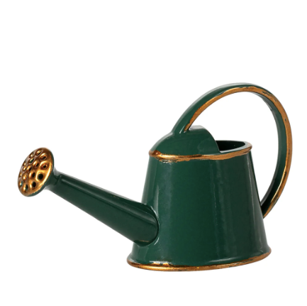 Maileg Watering Can in dark green