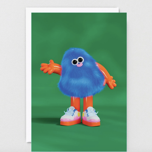 Fuzzy Kids Sticker Card